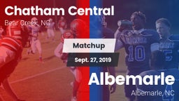 Matchup: Chatham Central vs. Albemarle  2019