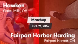 Matchup: Hawken vs. Fairport Harbor Harding  2016