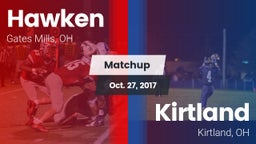 Matchup: Hawken vs. Kirtland  2017