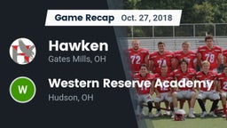Recap: Hawken  vs. Western Reserve Academy 2018