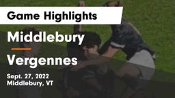 Middlebury  vs Vergennes Game Highlights - Sept. 27, 2022