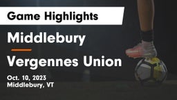 Middlebury  vs Vergennes Union  Game Highlights - Oct. 10, 2023