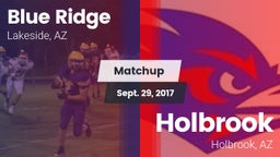 Matchup: Blue Ridge vs. Holbrook  2017