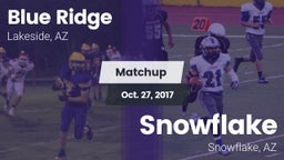 Matchup: Blue Ridge vs. Snowflake  2017