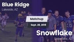 Matchup: Blue Ridge vs. Snowflake  2018