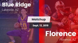 Matchup: Blue Ridge vs. Florence  2019