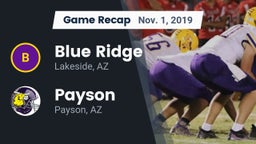 Recap: Blue Ridge  vs. Payson  2019