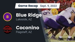 Recap: Blue Ridge  vs. Coconino  2022