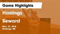 Hastings  vs Seward  Game Highlights - Nov. 29, 2018