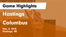 Hastings  vs Columbus  Game Highlights - Dec. 8, 2018