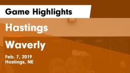 Hastings  vs Waverly  Game Highlights - Feb. 7, 2019