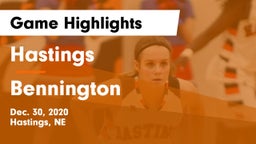 Hastings  vs Bennington  Game Highlights - Dec. 30, 2020