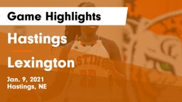 Hastings  vs Lexington  Game Highlights - Jan. 9, 2021