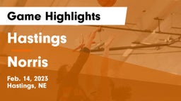 Hastings  vs Norris  Game Highlights - Feb. 14, 2023