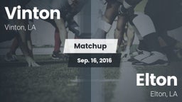 Matchup: Vinton vs. Elton  2016