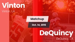 Matchup: Vinton vs. DeQuincy  2016