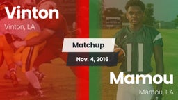 Matchup: Vinton vs. Mamou  2016