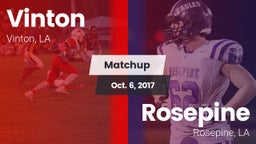 Matchup: Vinton vs. Rosepine  2017