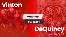 Matchup: Vinton vs. DeQuincy  2017