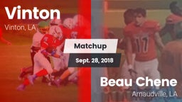 Matchup: Vinton vs. Beau Chene  2018