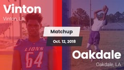 Matchup: Vinton vs. Oakdale  2018