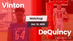 Matchup: Vinton vs. DeQuincy  2018