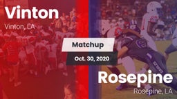 Matchup: Vinton vs. Rosepine  2020