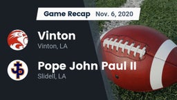 Recap: Vinton  vs. Pope John Paul II 2020