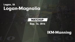 Matchup: Logan-Magnolia vs. IKM-Manning 2016