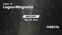 Matchup: Logan-Magnolia vs. OABCIG 2016