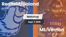 Matchup: Redfield/Doland vs. Mt. Vernon  2018
