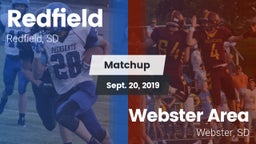 Matchup: Redfield vs. Webster Area  2019