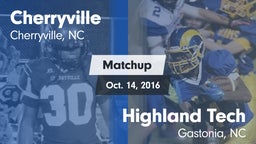 Matchup: Cherryville vs. Highland Tech  2016