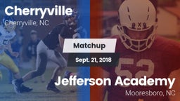 Matchup: Cherryville vs. Jefferson Academy  2018