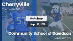 Matchup: Cherryville vs. Community School of Davidson 2018