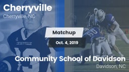 Matchup: Cherryville vs. Community School of Davidson 2019