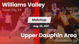 Matchup: Williams Valley vs. Upper Dauphin Area  2017