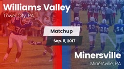 Matchup: Williams Valley vs. Minersville  2017