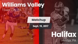 Matchup: Williams Valley vs. Halifax  2017