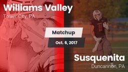 Matchup: Williams Valley vs. Susquenita  2017