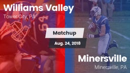 Matchup: Williams Valley vs. Minersville  2018