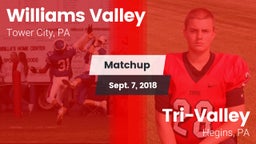 Matchup: Williams Valley vs. Tri-Valley  2018