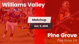 Matchup: Williams Valley vs. Pine Grove  2018