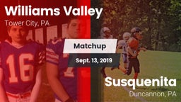 Matchup: Williams Valley vs. Susquenita  2019