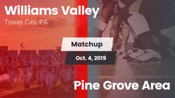 Matchup: Williams Valley vs. Pine Grove Area 2019