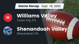 Recap: Williams Valley  vs. Shenandoah Valley  2020