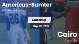 Matchup: Americus-Sumter vs. Cairo  2016