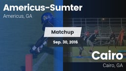 Matchup: Americus-Sumter vs. Cairo  2016