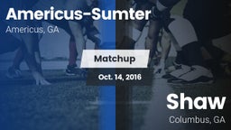 Matchup: Americus-Sumter vs. Shaw  2016