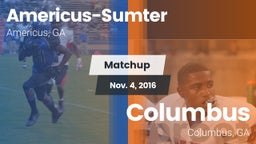 Matchup: Americus-Sumter vs. Columbus  2016